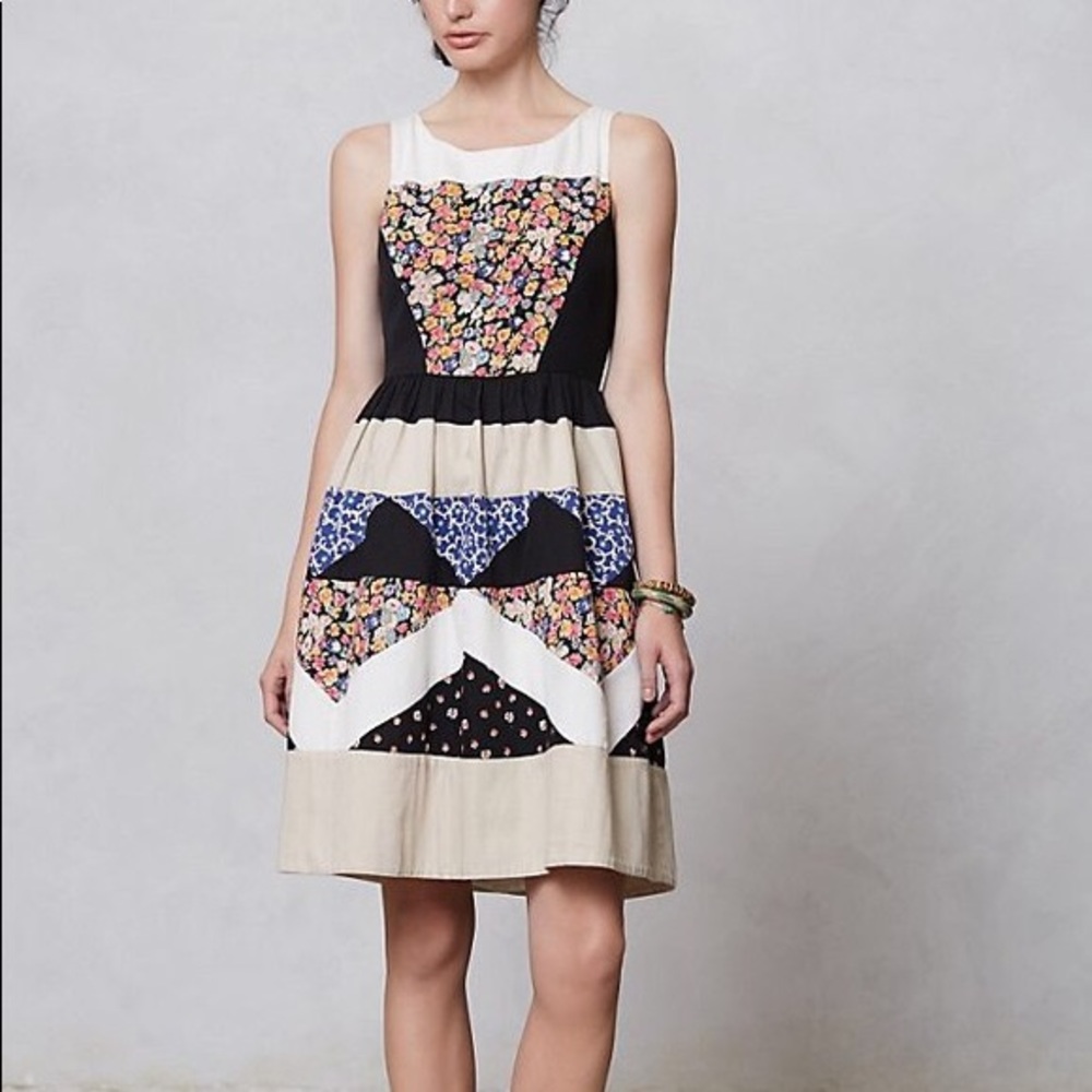 Ivete Patchwork Dress - Picture 2 of 6